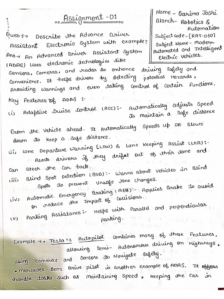 Ev Assignment 1 | PDF