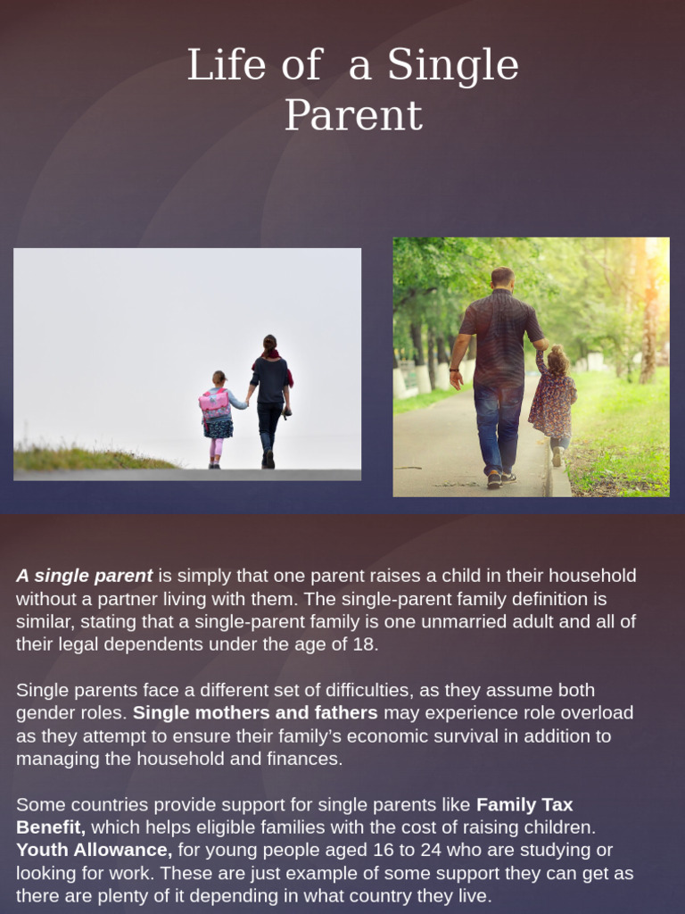 Challenges and Support for Single Parents | PDF