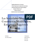 Sociedades Mercantiles (Trabajo Monográfico)