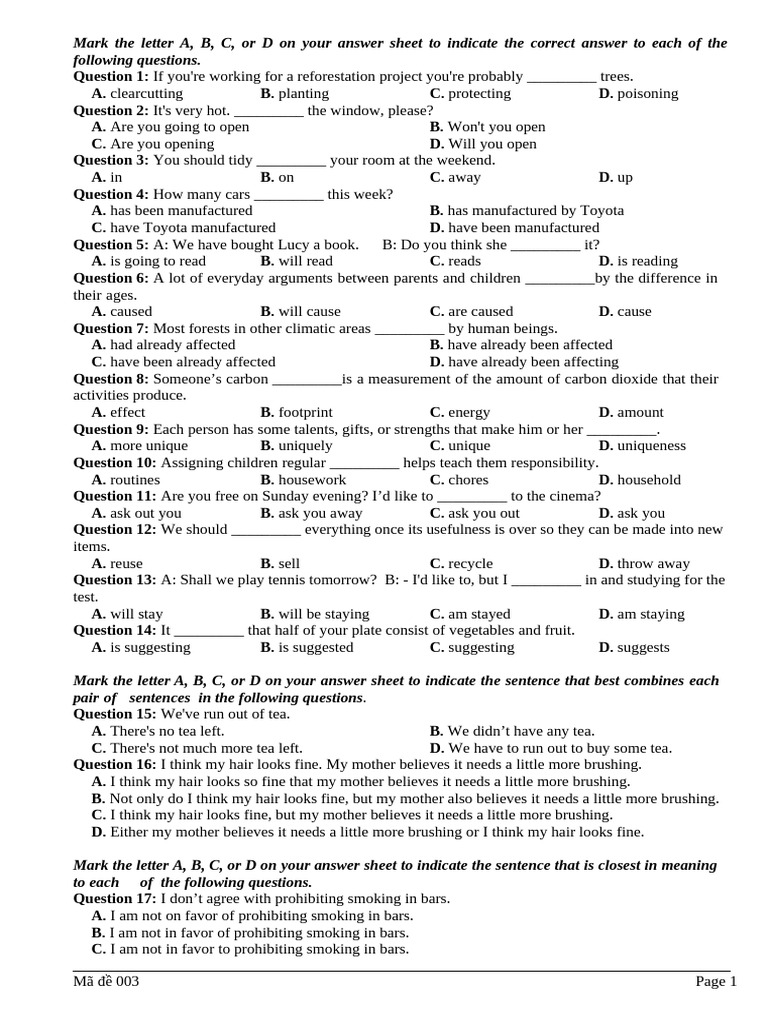 de-3-anh-10 | PDF | Recycling | Teachers