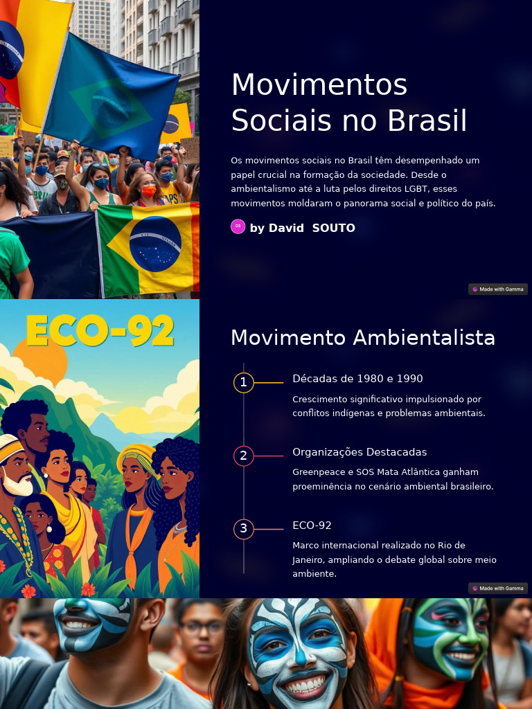 Movimentos Sociais no Brasil: Impactos e Lutas | PDF
