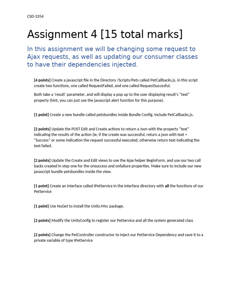 Assignment 4 | PDF