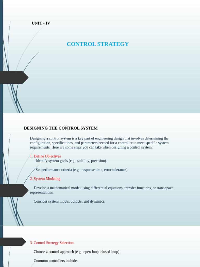 PDM Present | PDF | Control Theory | Evaluation