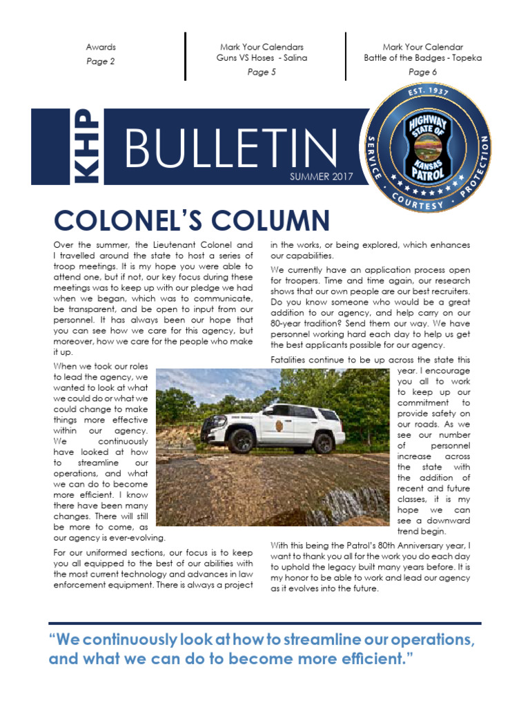 KHP Bulletin - Fall 2017 (SM) | PDF