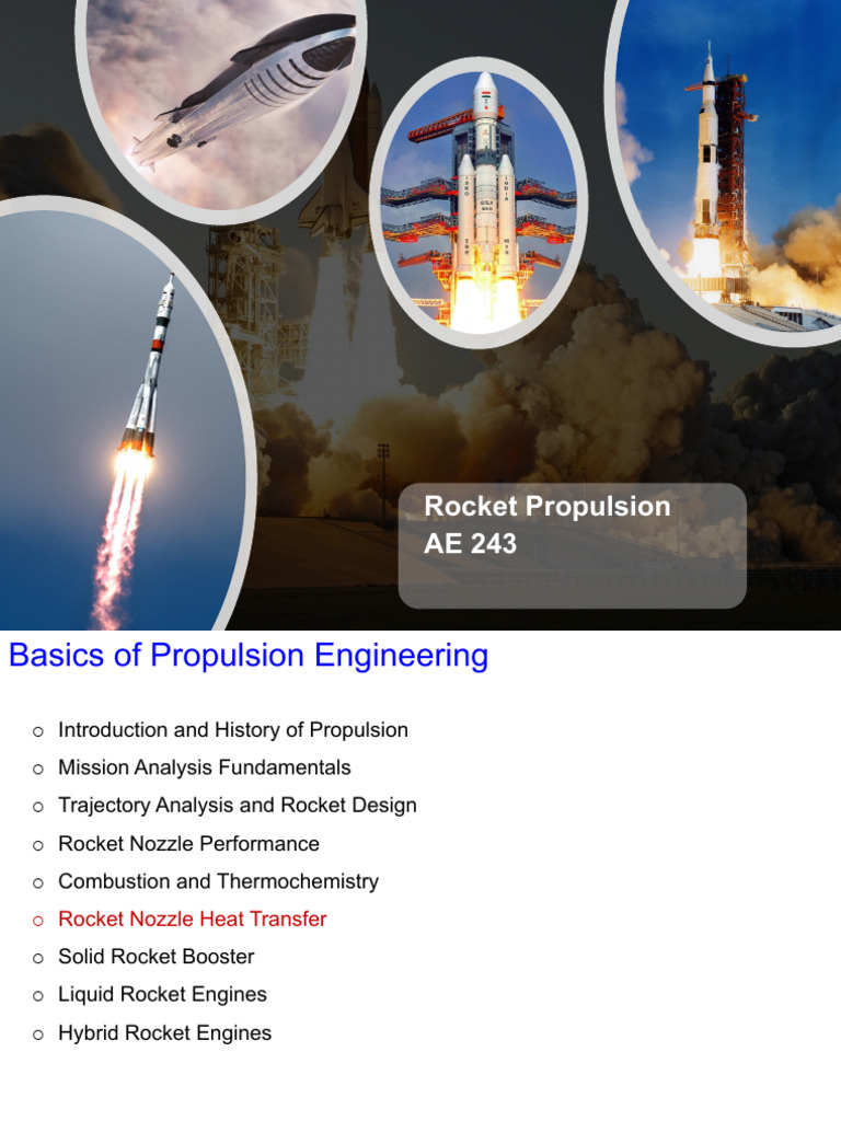 AE 243 Chapter 6 - Heat Transfer | PDF | Rocket Engine | Rocket