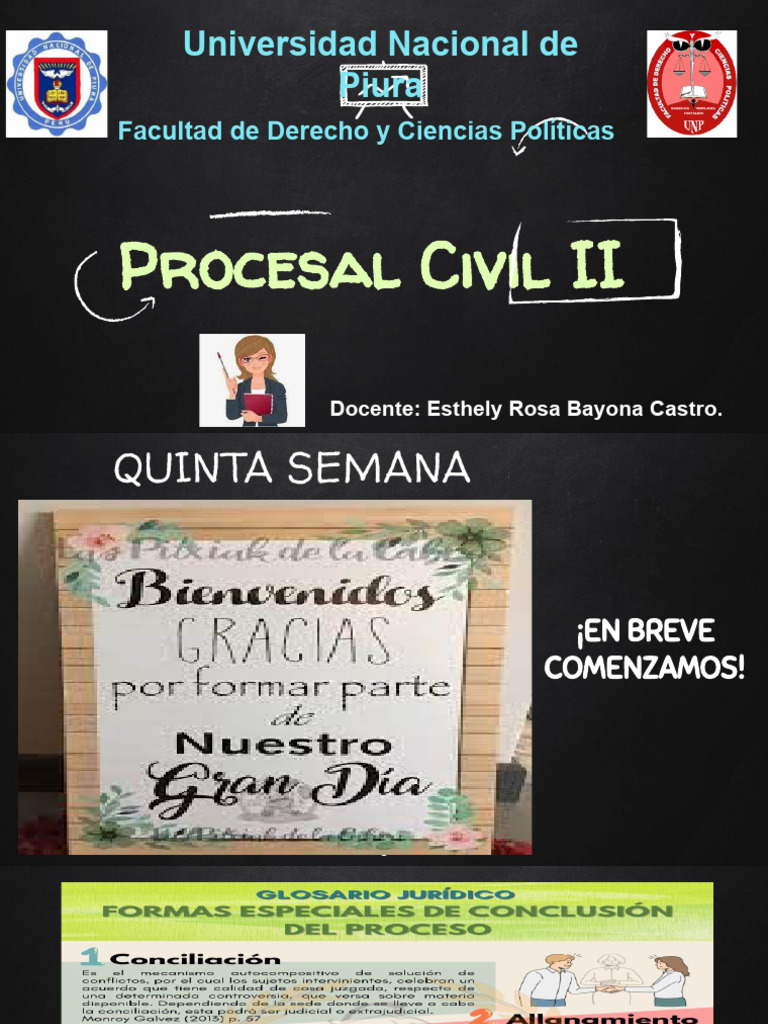 Formas de Conclusión del Proceso Civil | PDF | Demanda judicial | Ley ...