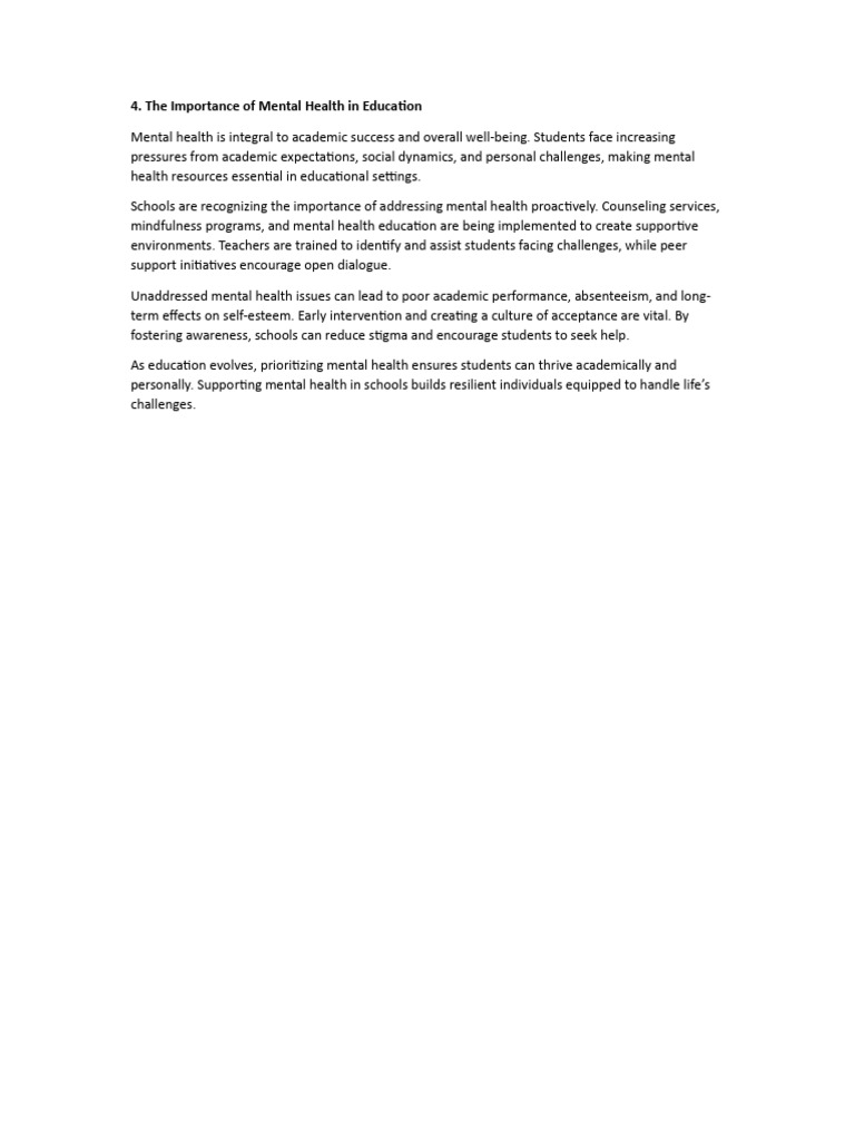 Mental Health | PDF