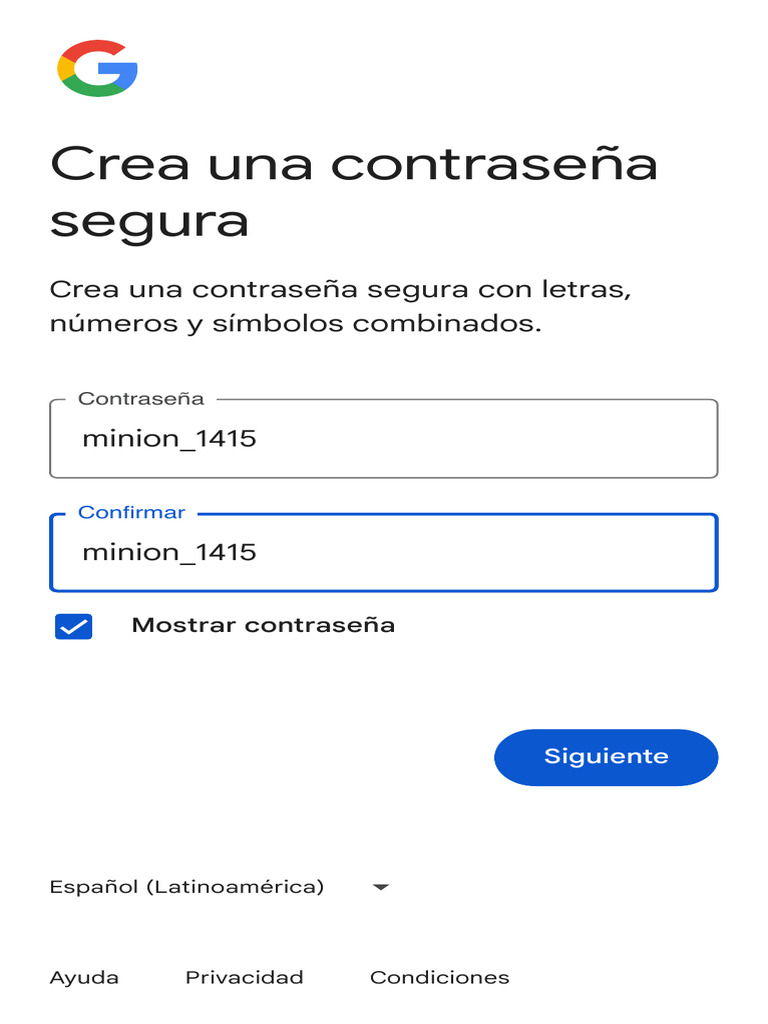 CREAR TU CUENTA DE GOOGLE visual data 3