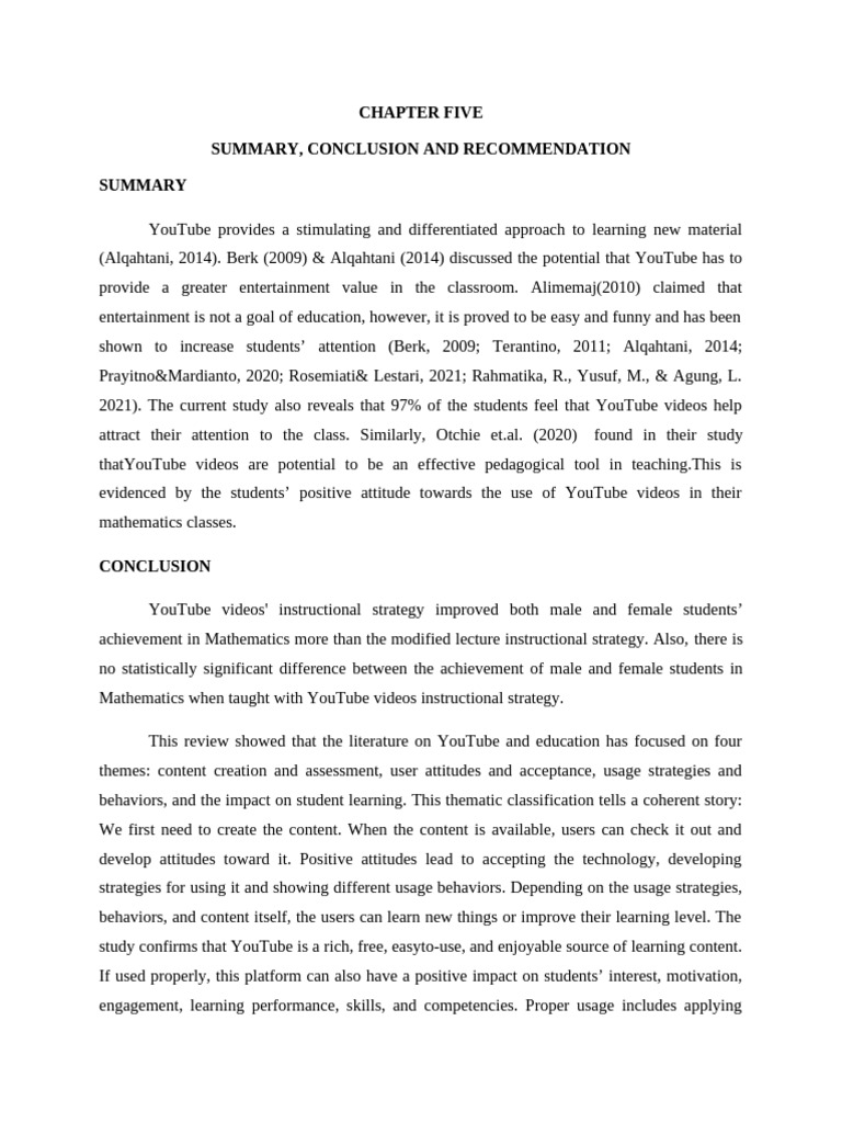 CHAPTER FIVE | PDF | Teachers | Educational Technology