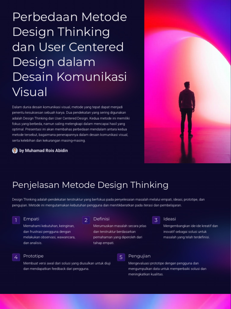 Perbedaan Design Thinking dan UCD | PDF