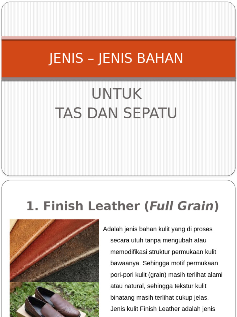 Jenis - Jenis Bahan | PDF