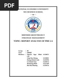 [SM][PHE LA] MIDTERM REPORT