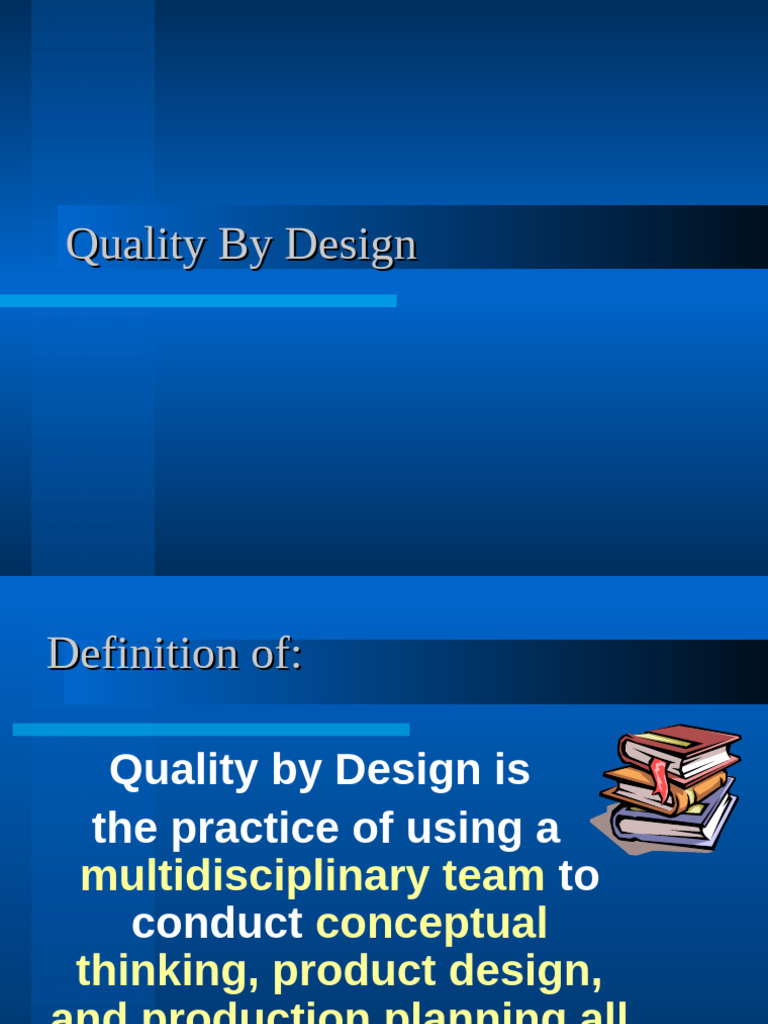 Quality by Design (Paula Ruth Ann) | PDF | Communication | Profit ...