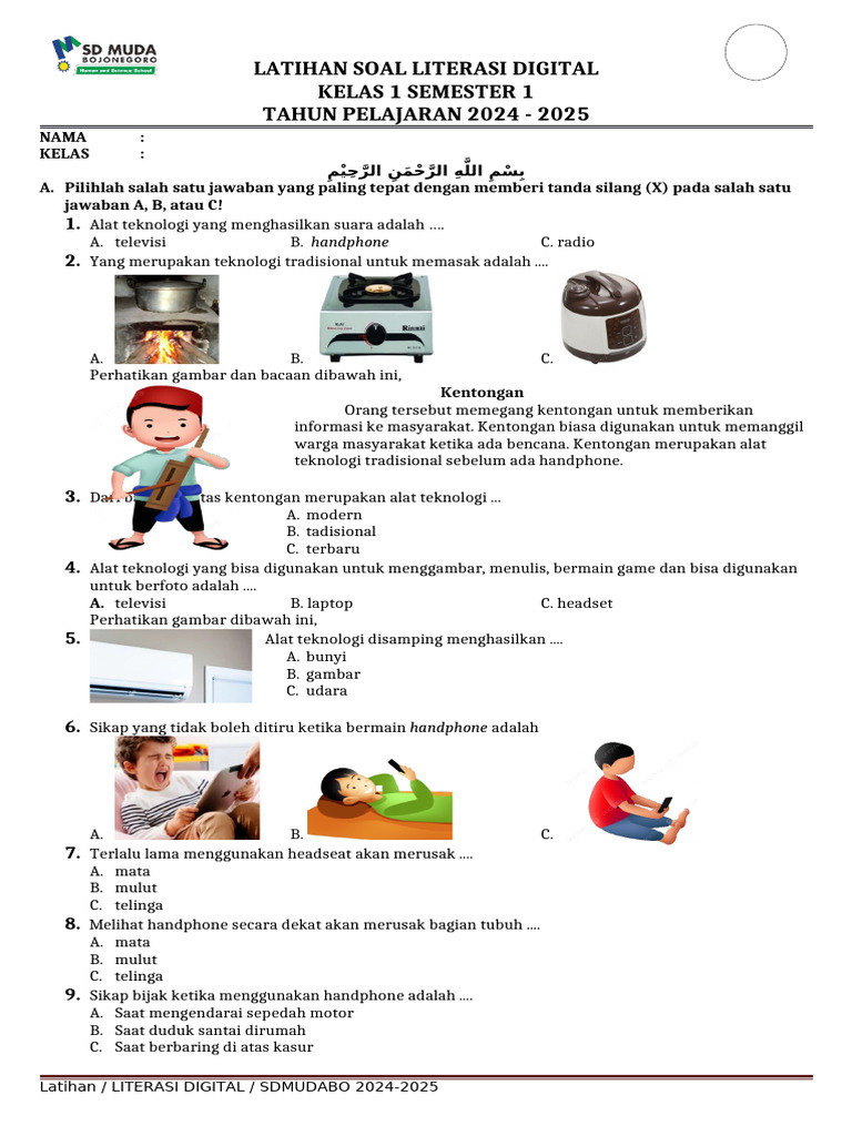 Latihan Soal Literasi Digital 013327 Pdf