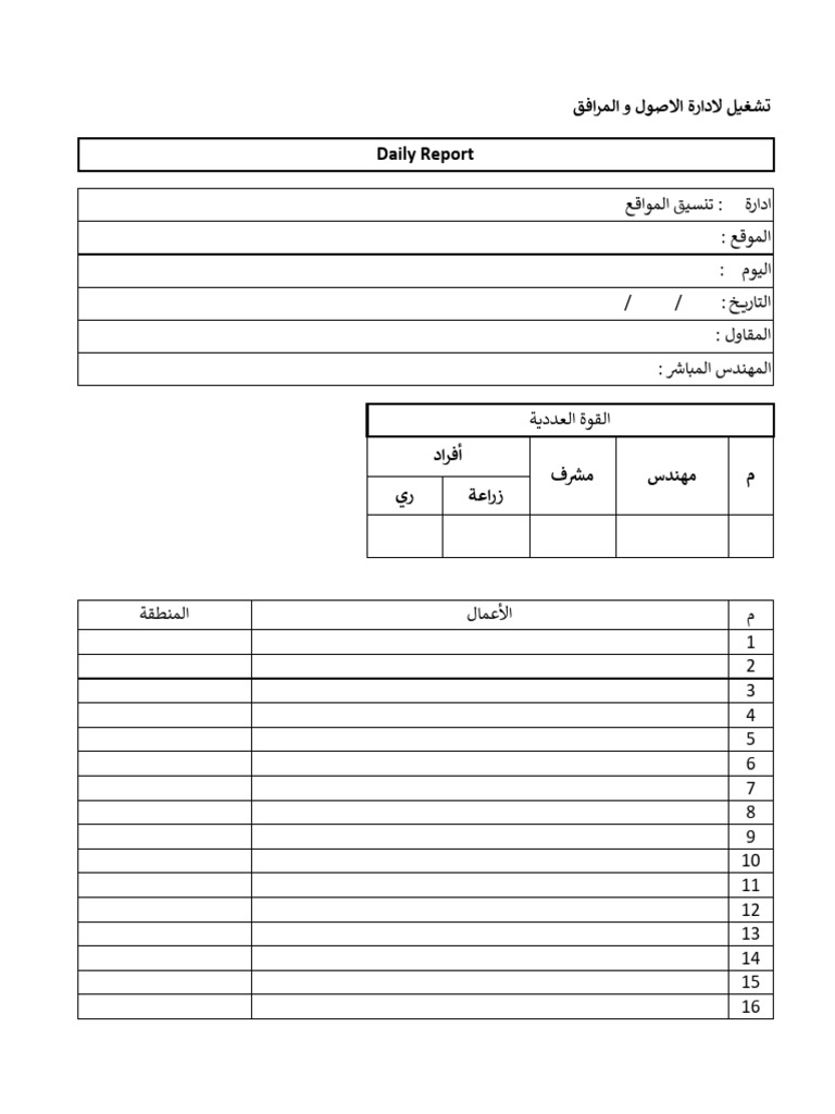 Daily Report | PDF