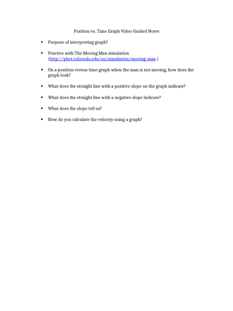 Pt Graph Guided Notes | PDF