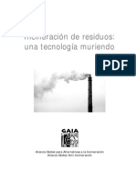 Incineracion Residuos Tecnologia Muriendo