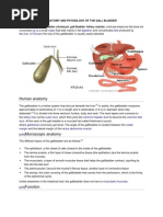 Anatomy and Physiology of The Gall Bladder