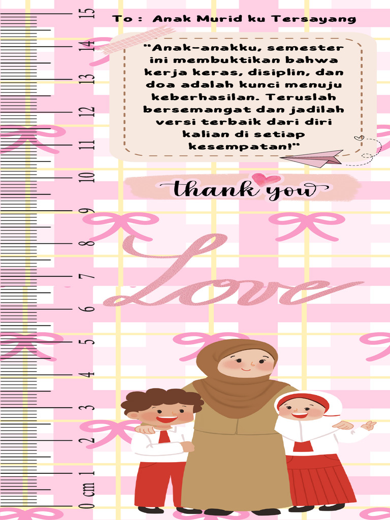 Kartu Ucapan Reward Semester | PDF