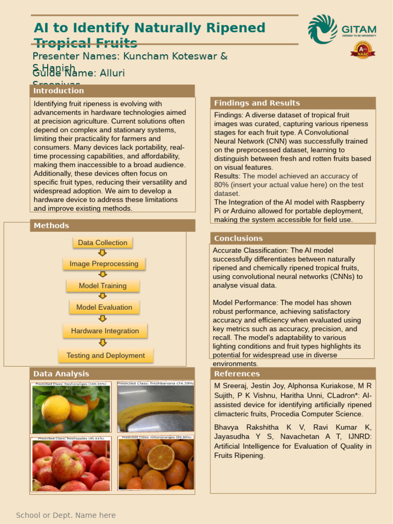 AI Device for Identifying Fruit Ripeness | PDF | Artificial ...