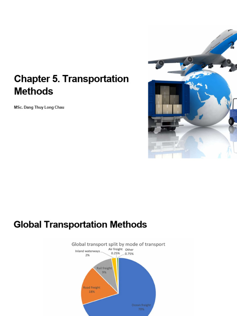 Chapter 5. Transportation Methods | PDF | Transport | Cargo