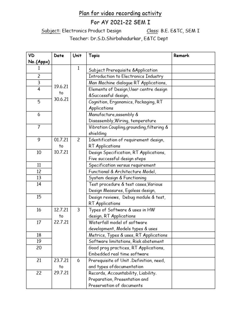 SDS Recording Plan EPD | PDF | Printed Circuit Board | Software
