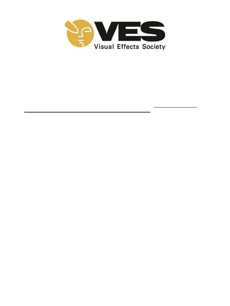 Ves Handbook Visual Effects Press Release | PDF