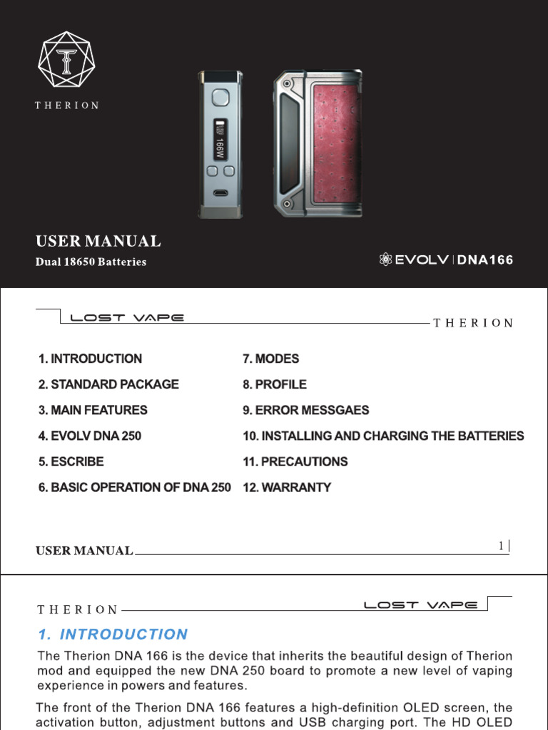 elfbar elfa kaufen Lost Vape Therion DNA166 TC Box Mod main image 0