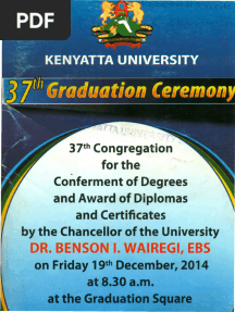 37th Graduation Booklet