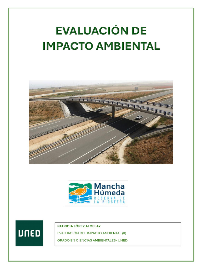PED Evaluación de Impacto Ambiental II | PDF | Biología de la ...