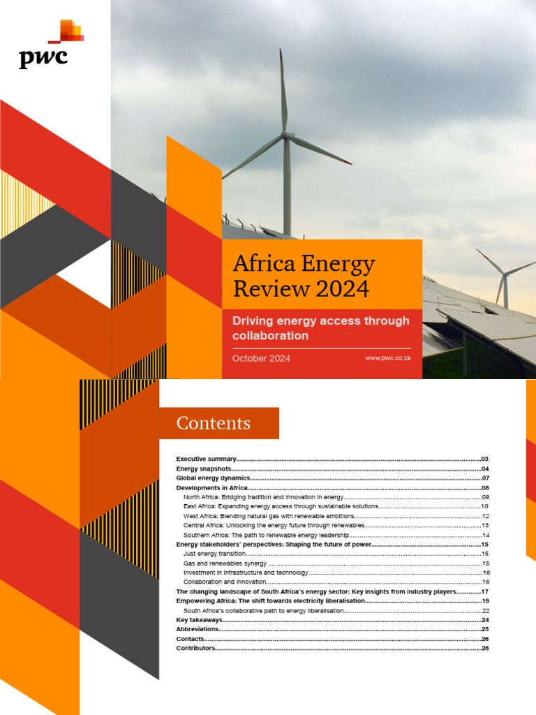 PWC Africa Energy Review 2024 v2 | PDF | Renewable Energy | Electricity ...