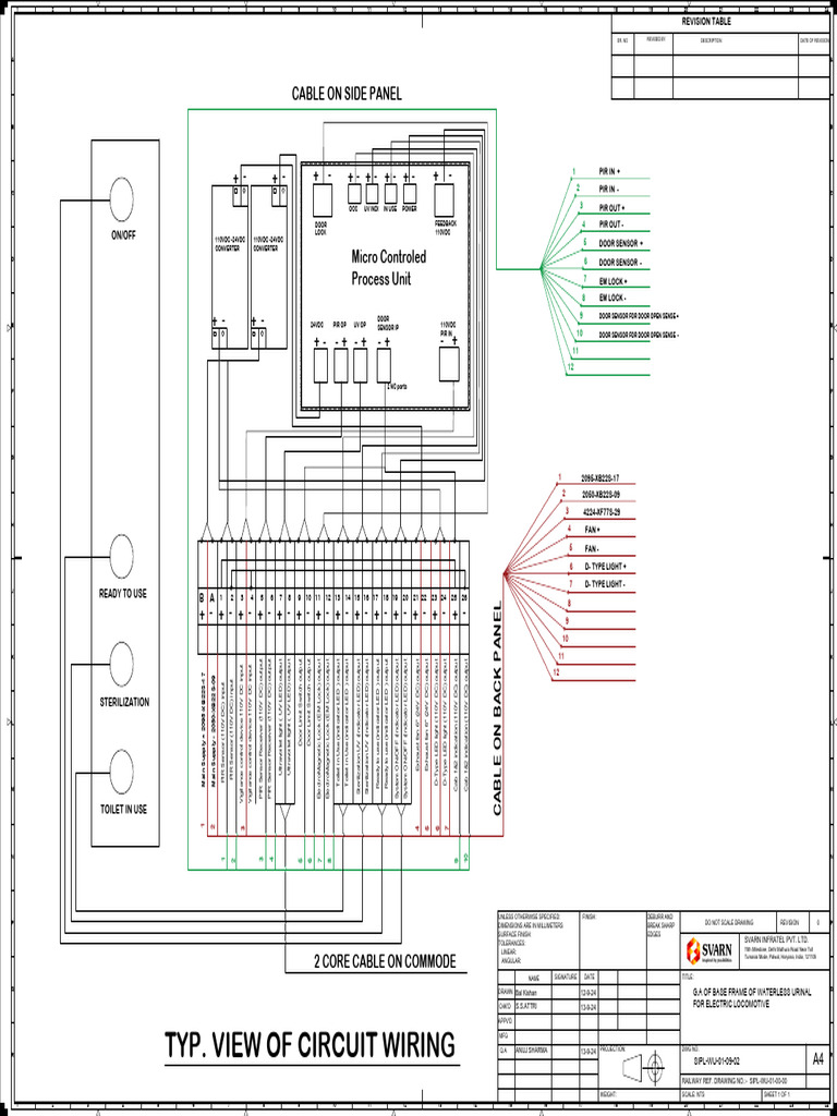 Electric Locomotive Urinal Base Frame Drawing | PDF | Electrical ...