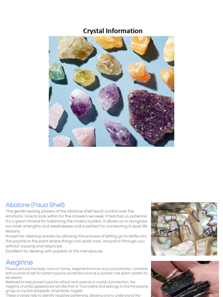 Essential Crystal Healing Guide | PDF | Gemstone | Quartz