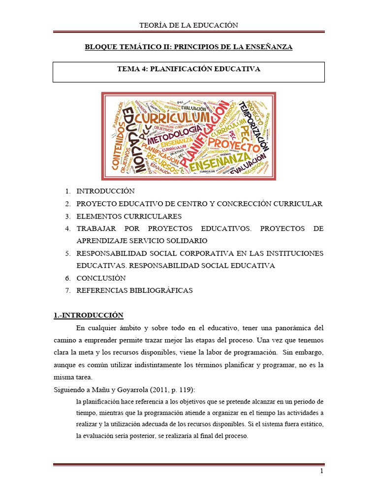 Principios de la Enseñanza Educativa | PDF | Plan de estudios | Evaluación