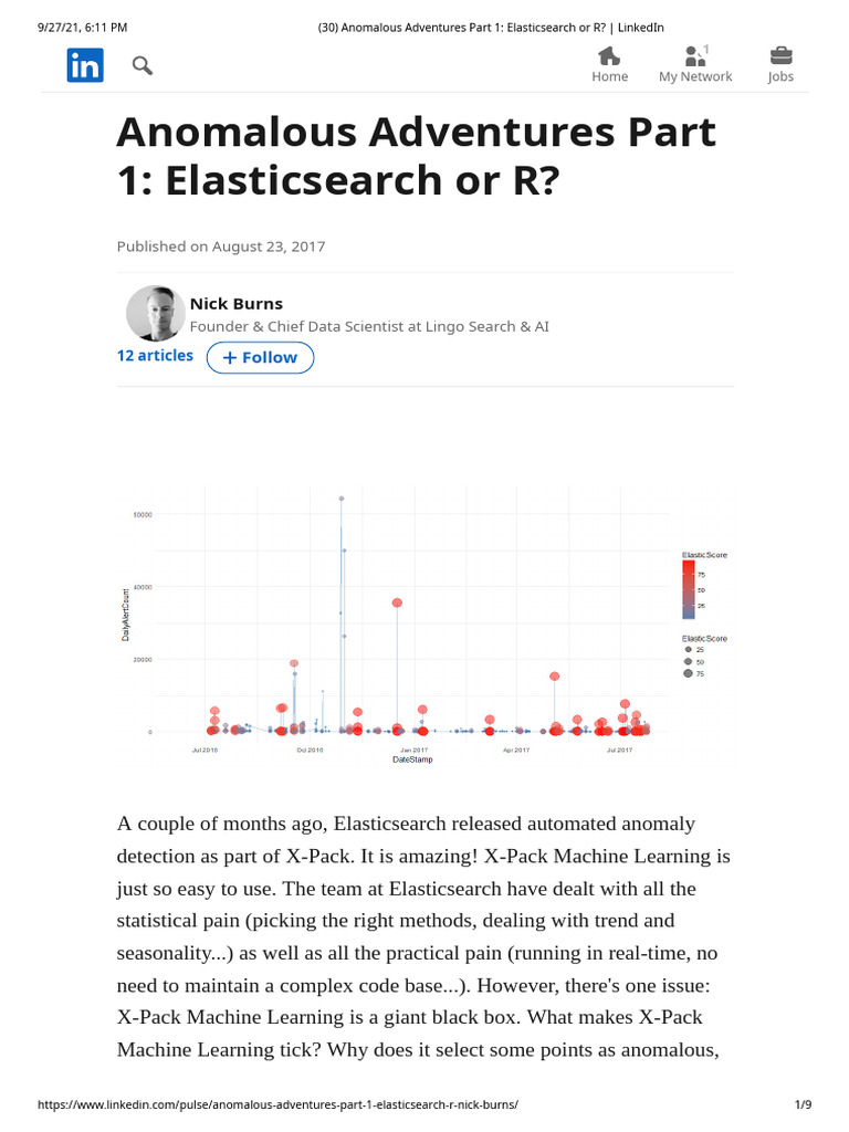 Elasticsearch Anomaly Detection Insights | PDF | Machine Learning ...