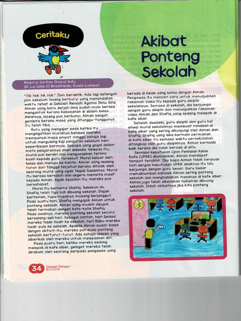 Cerpen-Akibat Ponteng Sekolah | PDF