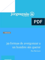 39 Formas de Avergonzar A Un Hombre Sin Querer