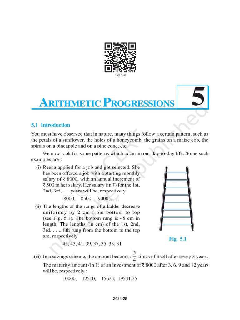 Arithmetic Progressions Pdf