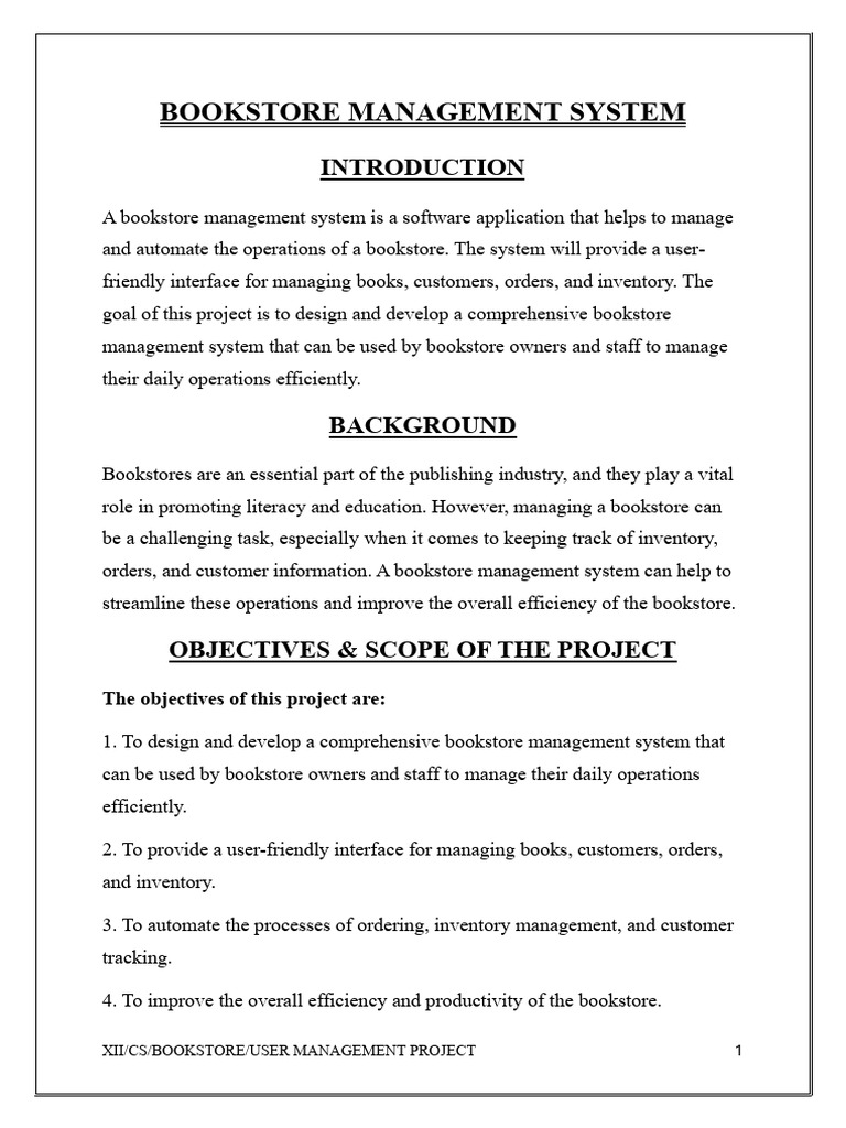 Book store project | PDF | Databases | Relational Database