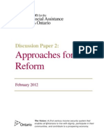 Discussion Paper 2 Approaches For Reform FINAL