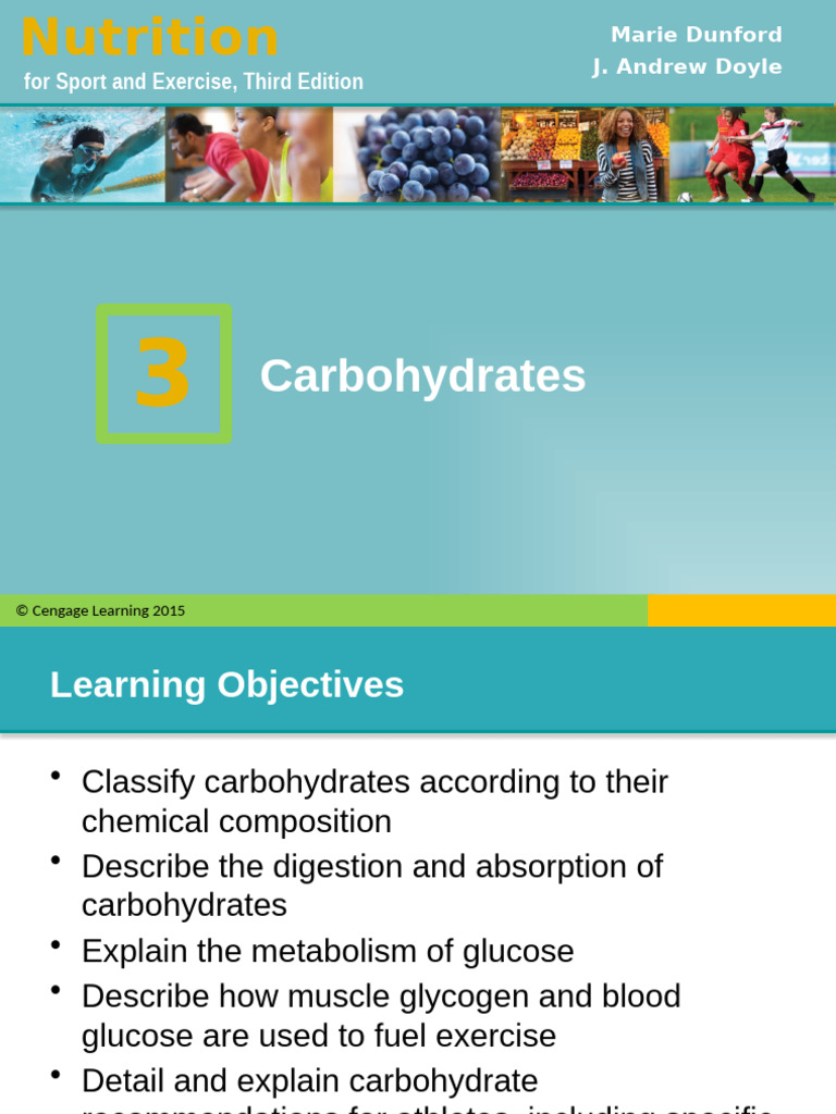 Chapter3 CHO Sports Nutrition | PDF | Glycogen | Carbohydrates