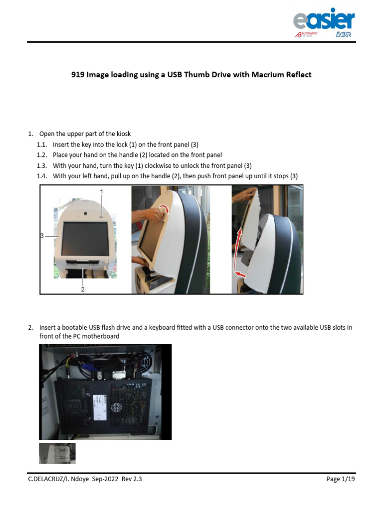919 Imaging Via USB Thumb Drive (Macrium Reflect PE) V2.3 | PDF ...