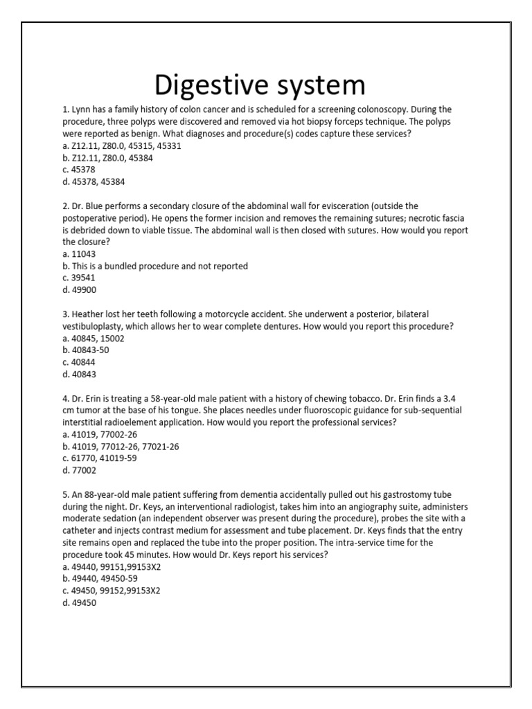 Endoscopy and CPT Code Guidelines | PDF | Large Intestine | Colonoscopy