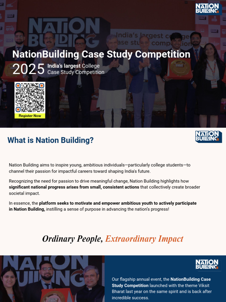 NationBuilding Case Study Competition 2025 - Event Details | PDF
