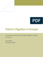Patent Litigation in Europe En