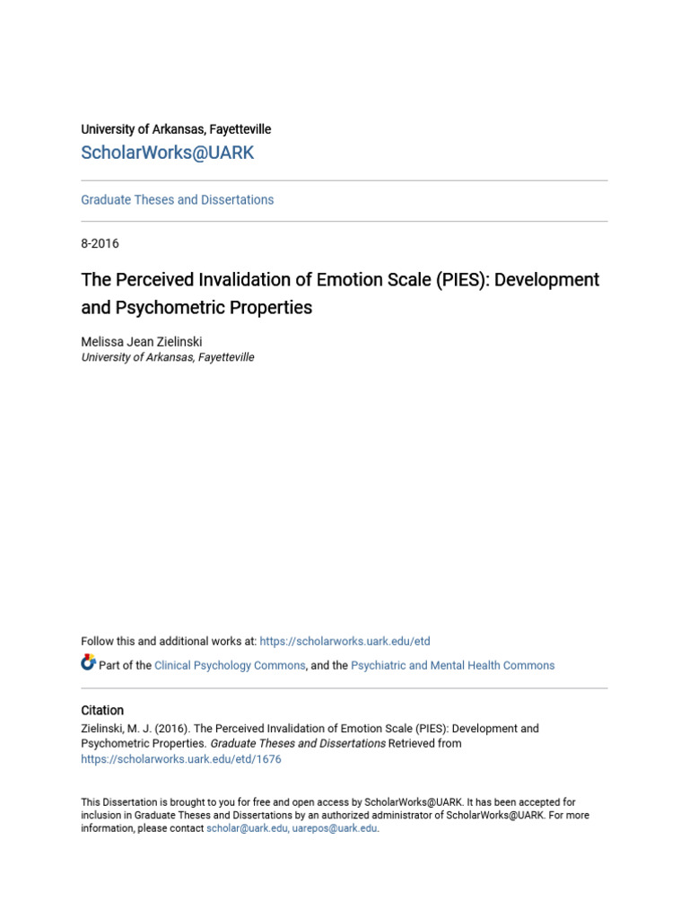 Development of the PIES Scale | PDF | Emotions | Focus Group