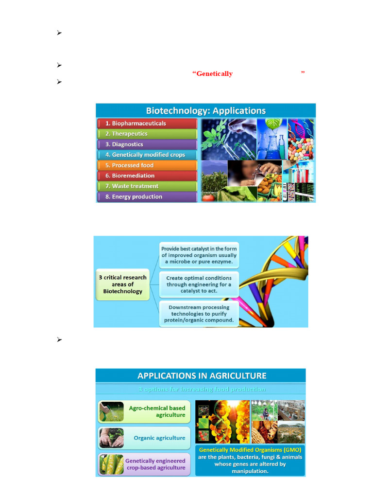 CH-12-BIOTECHNOLOGY AND ITS APPLCATIONS Notes | PDF | Genetically ...
