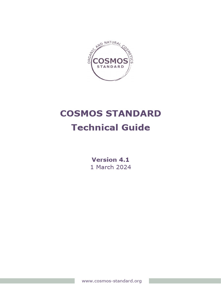 COSMOS Standard Technical Guide 4.1 | PDF | Titanium Dioxide ...