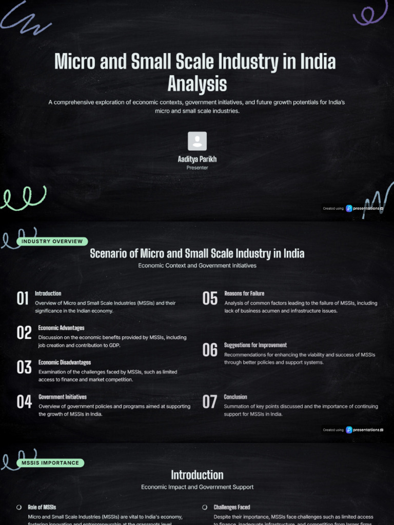 Micro and Small Scale Industry in India Analysis | PDF