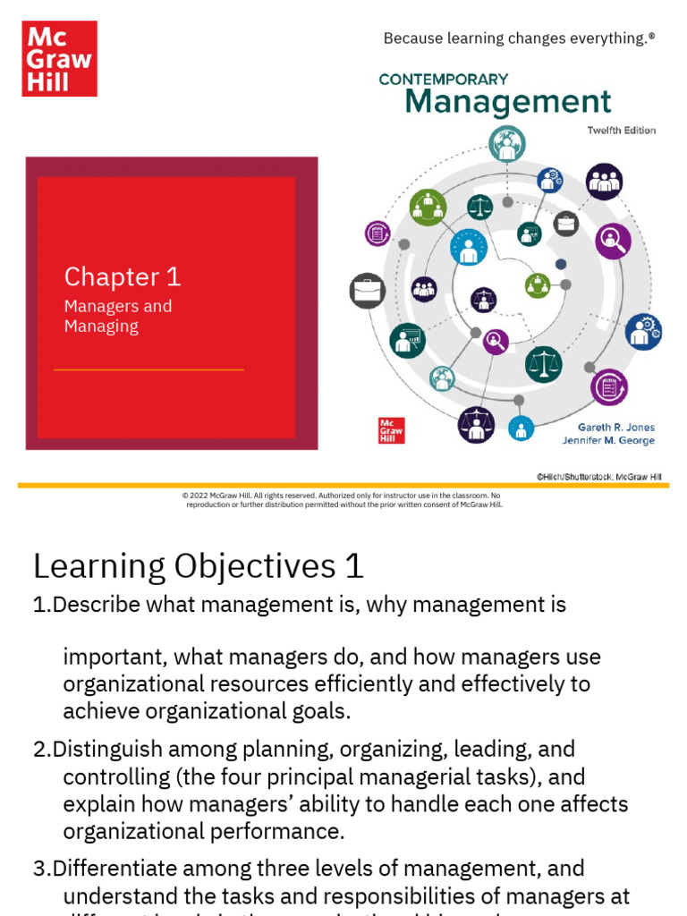 Chapter 1 Management | PDF | Competitive Advantage | Entrepreneurship